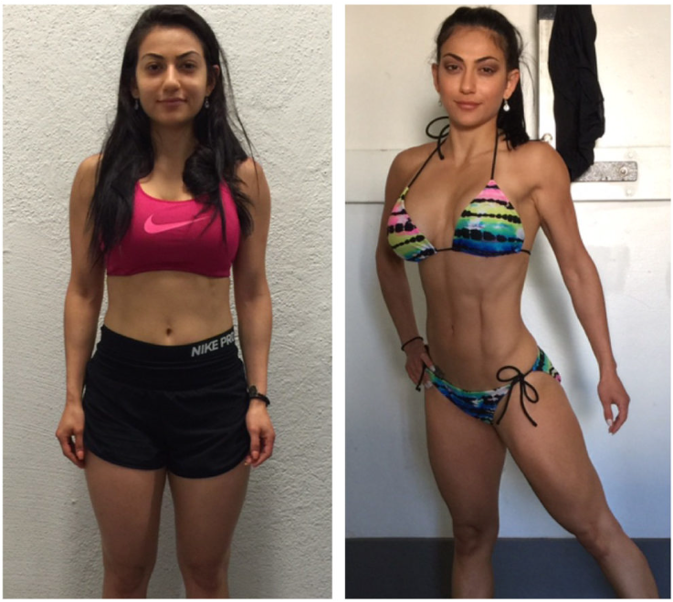 Transformação real de aluna